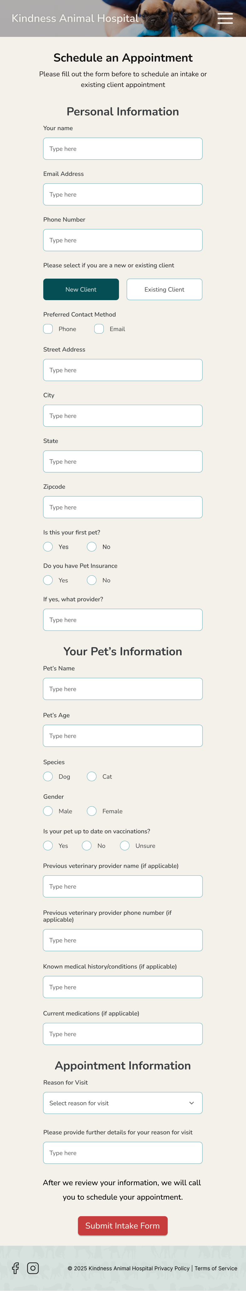 Scheduling New Patient